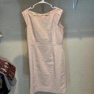H&M bone color sheath dress